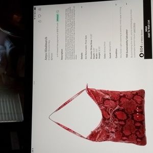 Anya Hindmarch Snakeskin Shoulder Bag